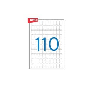 Picture 1 of Apli etiket Ref. 1860 18mm x12mm wit