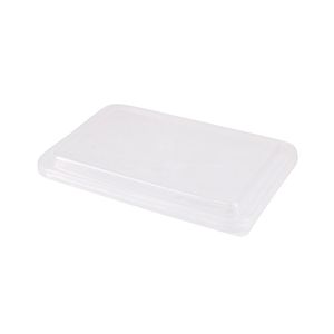 Picture 1 of Deksel rechthoek 22.7cm x 17.8cm x 2cm pp transparant