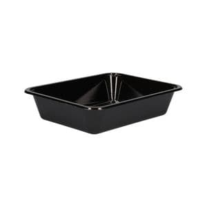 Picture 2 of Menubak 22.6cm x 17.7cm x 3.1cm 850ml 1vaks zwart c-pet