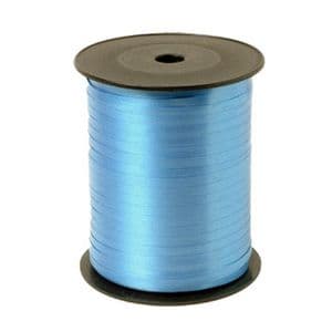 Picture 1 of Krullint mat 5mm x 500m midden blauw onbedrukt