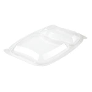 Picture 1 of Deksel bistro rechthoek 25.4cm x 17.4cm x 2.3cm ops transparant