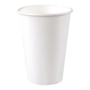 Picture 1 of Beker karton+pe recht 8cm 11cm 300ml wit