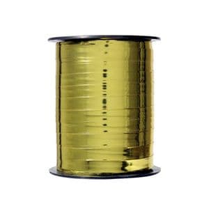 Picture 1 of Krullint metallic 10mm x 250m goud onbedrukt