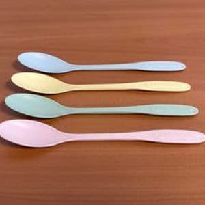 Picture 1 of Circulware Reuseable sorbetlepel polypropyleen 17.5cm assorti pastel