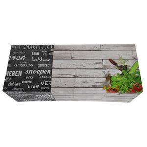 Picture 1 of Rolladedoos zonder venster 25cm x 10cm x 9cm grijs/zwart crystal