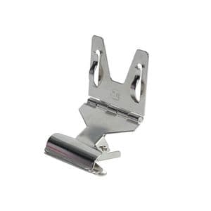 Picture 1 of Prijskaartklem metaal 8cm x5.5cm zilver