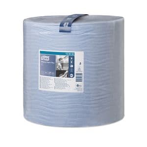 Picture 1 of Poetsrol tork wiper 420 advance 37cm x510m W1 130050 2 lagen blauw