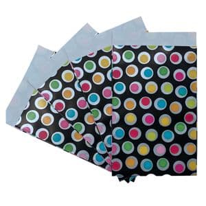 Picture 2 of Cadeauzakjes luxe grass and sugarbeet paper 12cm x 19cm zwart geel rood blauw groen 70gr / m2