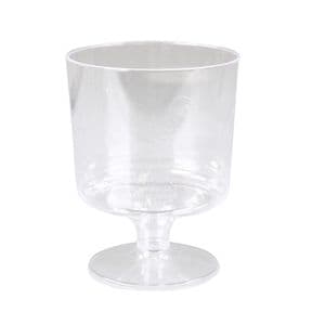 Picture 1 of Wijnglas op voet plastic 200ml transparant