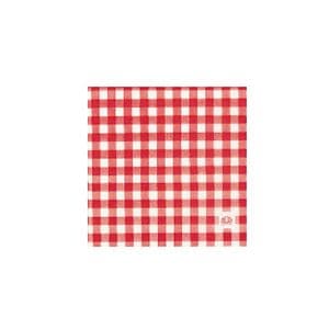 Picture 2 of Servet Tork 33cm x 33cm rood geruit 1 laag