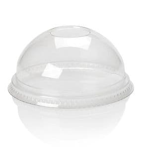 Picture 2 of Deksel rond bol 95mm rpet transparant