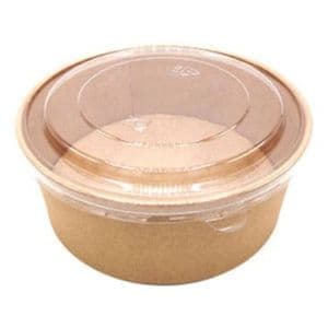 Picture 1 of Deksel rond 18.5cm x 20mm rpet transparant