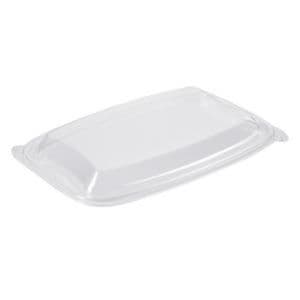 Picture 1 of Deksel bistro rechthoek 25.4cm x 17.4cm x 2.3cm ops transparant