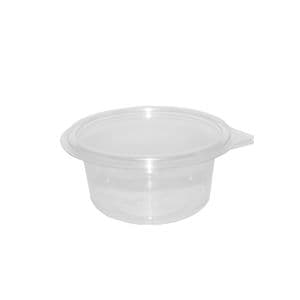 Picture 1 of Cups met deksels rond 11.5cm x 6cm 450ml pet transparant