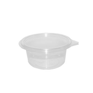 Picture 1 of Cups met deksels rond 11.5cm x 6cm 450ml pet transparant