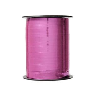 Picture 1 of Krullint metallic 5mm x 500m roze onbedrukt