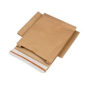 Picture 1 of Webshopzak 45cm x 12cm x 43cm + 8cm bruin