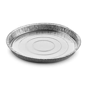 Picture 1 of Aluminium schaal rond 25cm x 2.5cm 1100ml
