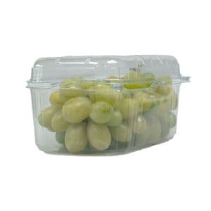 Picture 2 of Fruitbak met vast deksel 11.5cm x 19cm x 8.5cm 500gr transparant