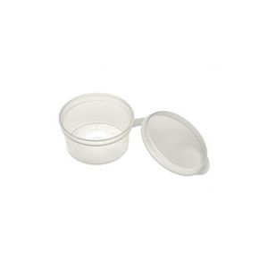 Picture 1 of Cups met deksels rond 3.5cm x 2.2cm 10.7ml pp transparant