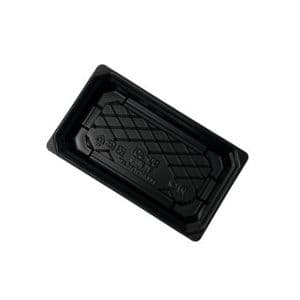 Picture 1 of Sushi tray 17cm x 9.7cm x 2.2cm zwart PS