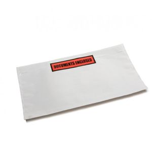 Picture 2 of Paklijstenveloppen plastic 225mm x 122mm documents enclosed