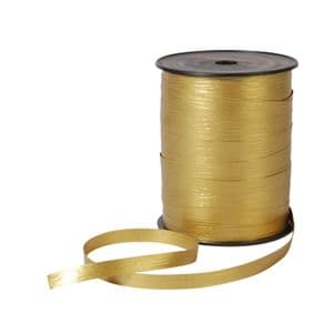Picture 1 of Krullint paperlook 10mm x 250m goud onbedrukt