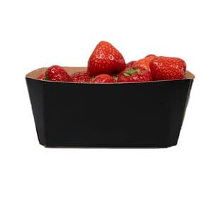 Picture 4 of Fruitbak karton 9.2cm x 12.0cm x 6cm 400gr zwart