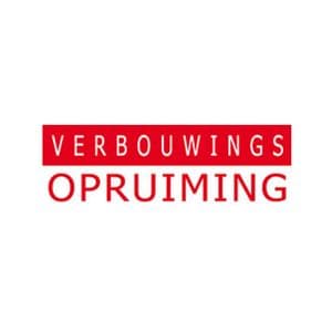 Picture 1 of Reclameposter rechthoek 25cm x 70cm verbouwingsopruiming