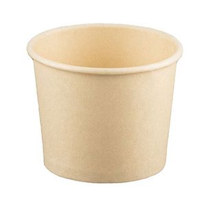 Picture 1 of Ijsbeker bamboe/PLA recht 7.5cm 5cm bruin 120ml