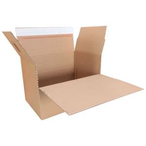 Picture 1 of Autolockdoos 304mm x 216mm x 130mm tot 220mm bruin