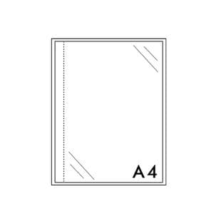 Picture 1 of Paklijstenveloppen plastic 328mm x 235mm A4 onbedrukt