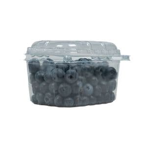 Picture 2 of Fruitbak met vast deksel 9.5cm x 12.4cm x 7.6cm 250gr transparant