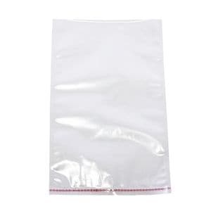 Picture 1 of Vacuumzakken 16cm x 26cm 90µm zijlas met vaktape transparant