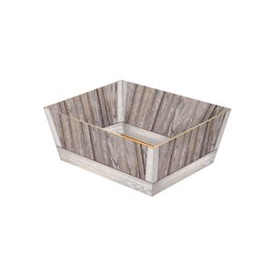 Picture 1 of Kartonnen manden 34cm x 20.5cm x 11cm bruin teak