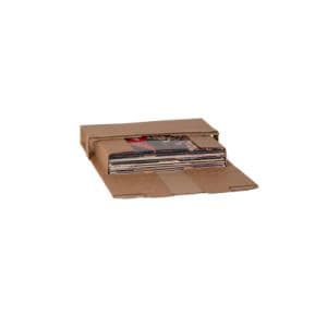 Picture 3 of Wikkelverpakking met plakstrip 330mm x 330mm x 50mm - bruin