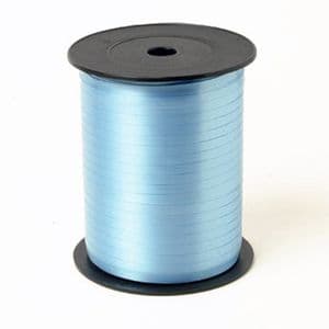 Picture 1 of Krullint mat 10mm x 250m licht blauw onbedrukt