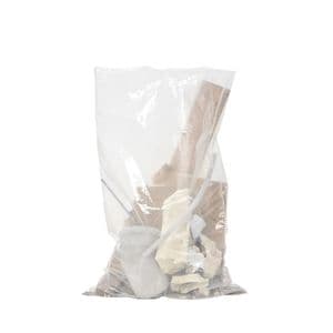 Picture 2 of Afvalzak 60cm x 80cm 130µm transparant 60L ldpe