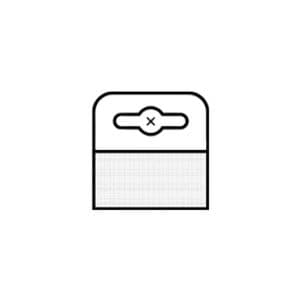 Picture 1 of Eurologklever plastic 3.4cm x4.8cm transparant