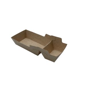 Picture 1 of Karton snackbak A14+1 (A20) bruin p2p 19.5x11x3.5 cm