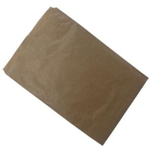 Picture 2 of Cadeauzakjes natron kraft 21cm x 30cm bruin onbedrukt 50gr / m2