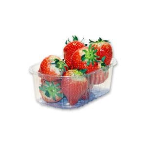 Picture 3 of Fruitbak 9.4cm x 14.2cm x 5cm 250gr transparant