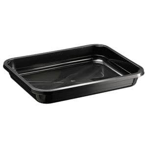 Picture 1 of Menubak H320/43 31.2cm x 24.5cm x 4.3cm 2400ml 1vaks zwart pp