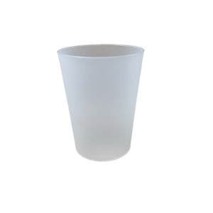 Picture 2 of Beker re-useable pp recht 4.7cm 11.8cm 330ml mat transparant