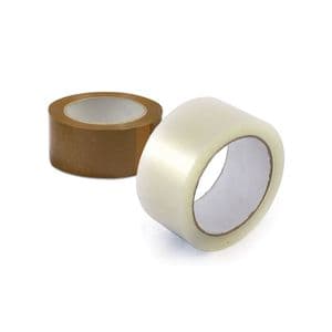 Picture 2 of PP acryl tape 48mm x 66m transparant 35µm