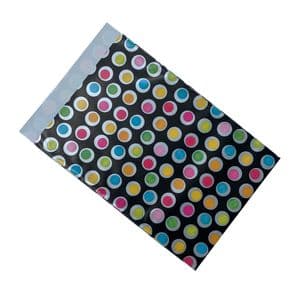 Picture 1 of Cadeauzakjes luxe grass and sugarbeet paper 17cm x 25cm zwart geel rood blauw groen 70gr / m2