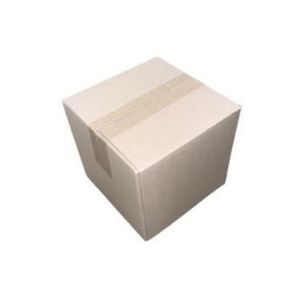 Picture 2 of Amerikaanse vouwdoos 200mm x 200mm x 200mm enkel golf B bruin onbedrukt