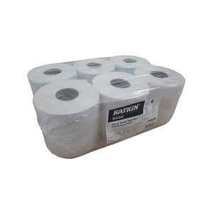 Picture 2 of Poetsrol midi katrin basic 19cm x135m 74526 2 lagen wit