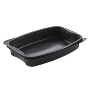 Picture 1 of Bistrobak 25.4cm x 17.4cm x 4.2cm 980ml 1vaks zwart pp