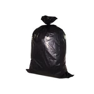 Picture 2 of Afvalzak 60cm x 70cm 30µm zwart 50L ldpe